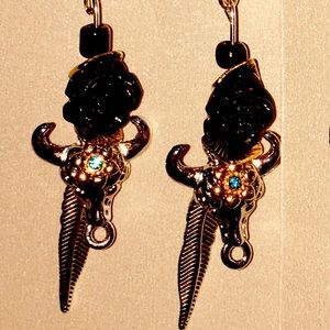 Steer Head Earrings